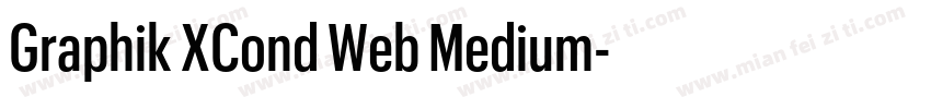 Graphik XCond Web Medium字体转换
